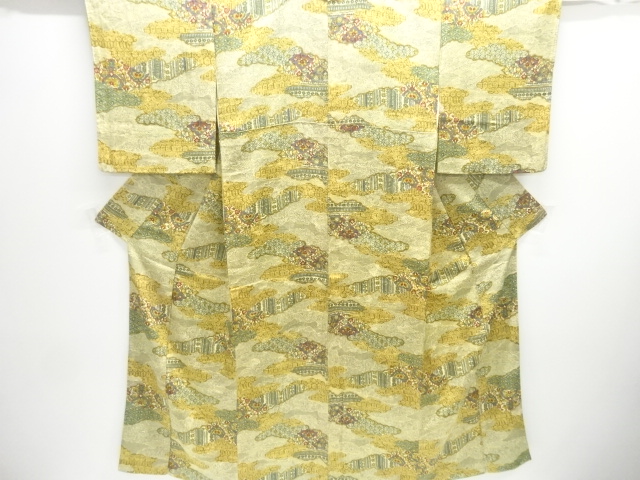 JAPANESE KIMONO / KOMON / CLOUD & PLANT 